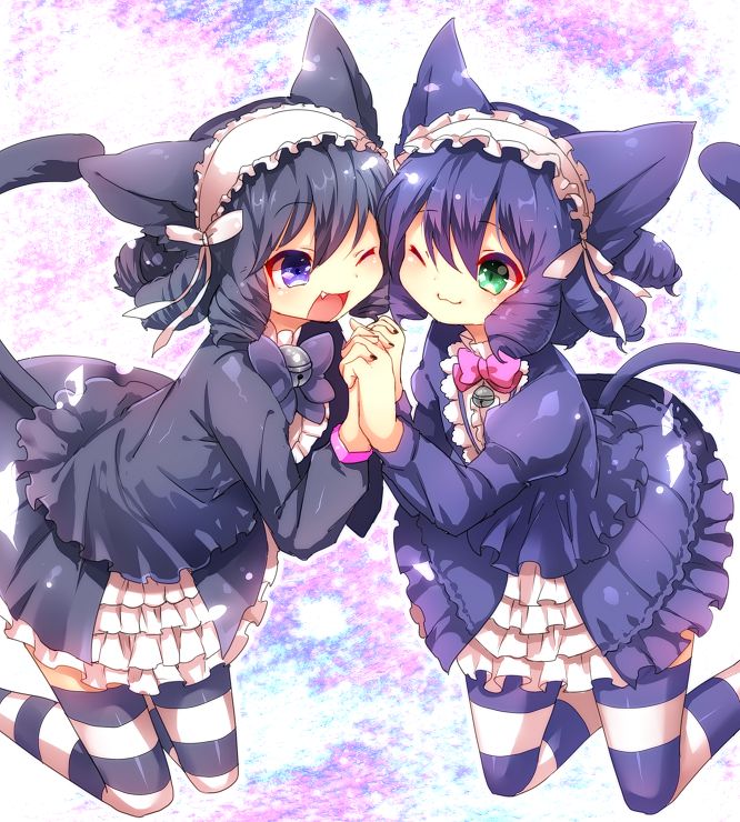 SHOW BY ROCK! The cute Gothic cat ears cyan MoE erotic images part 5 8