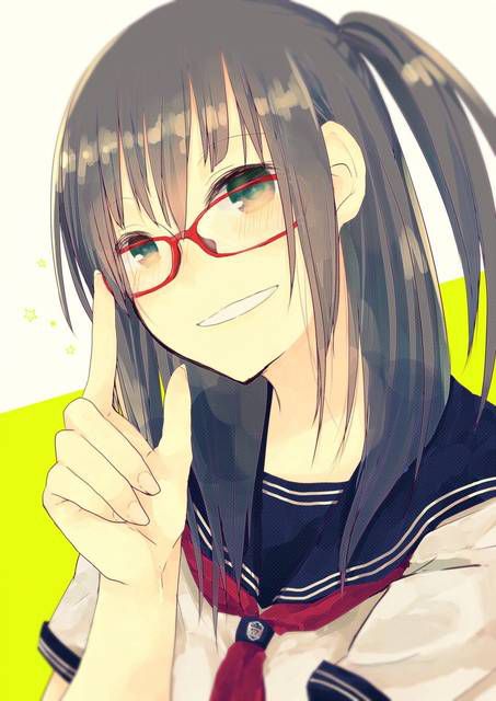 It's not erotic! Their beautiful glasses girl drew. (Secondary images) 12
