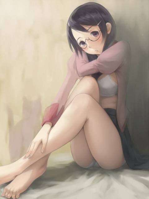 It's not erotic! Their beautiful glasses girl drew. (Secondary images) 14