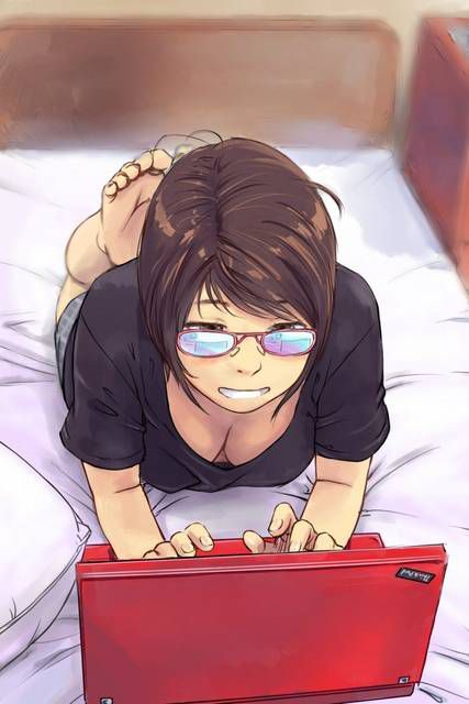 It's not erotic! Their beautiful glasses girl drew. (Secondary images) 22