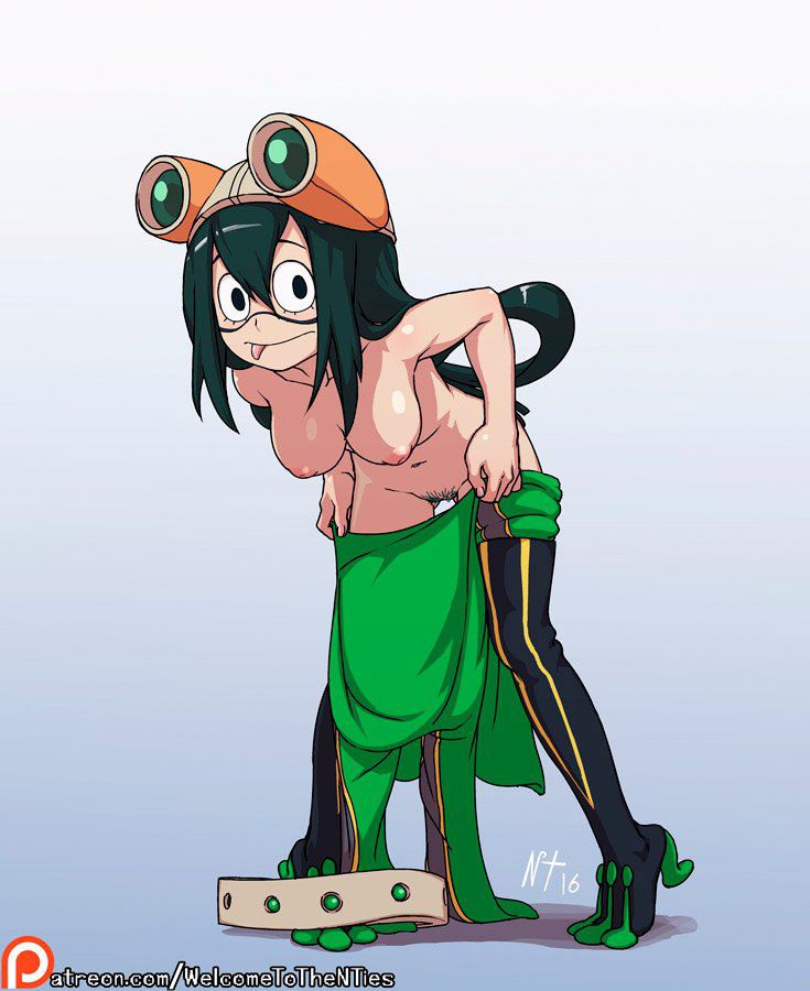 [My hero academia] cute frog rainy season she kerokero erotic image 01 36