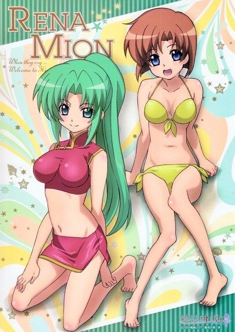 [63 pieces: higurashi no naku sonozaki Mion erotic pictures! 20