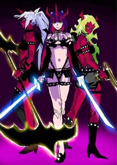 [67-: panty & stocking with garterbelt scanty erotic pictures! 2
