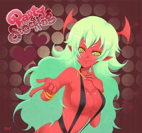 [67-: panty & stocking with garterbelt scanty erotic pictures! 35