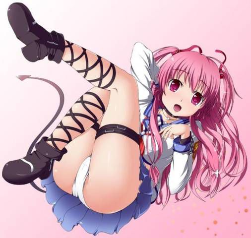 YUI-Chan (AngelBeats!) The erotic pictures | Rainbow | 16