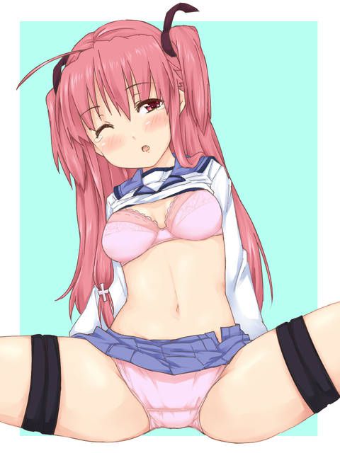 YUI-Chan (AngelBeats!) The erotic pictures | Rainbow | 31