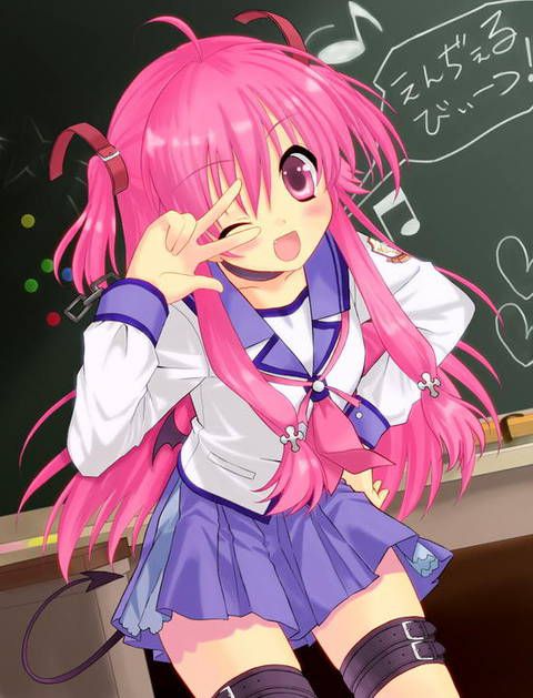 YUI-Chan (AngelBeats!) The erotic pictures | Rainbow | 65