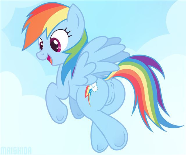[Kemoner delight! ] My little pony and friends magic-of erotic pictures 21 # Rainbow dash # personification 10