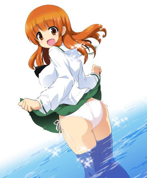 [Girls_und_panzer] Why put cute moo, Saori erotic images! 16