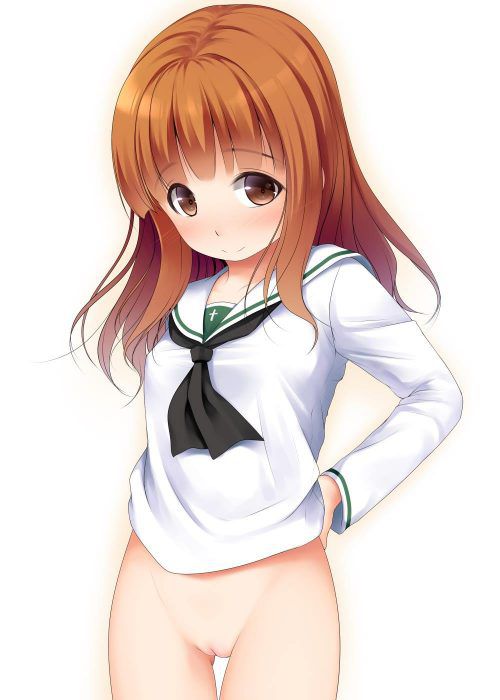 [Girls_und_panzer] Why put cute moo, Saori erotic images! 2