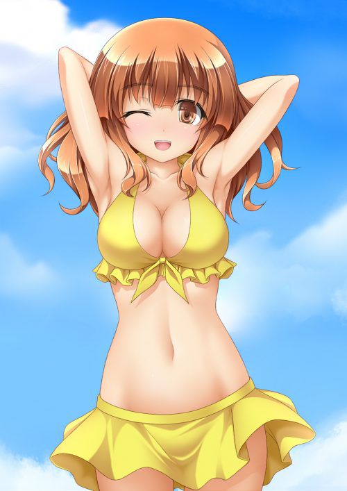 [Girls_und_panzer] Why put cute moo, Saori erotic images! 5
