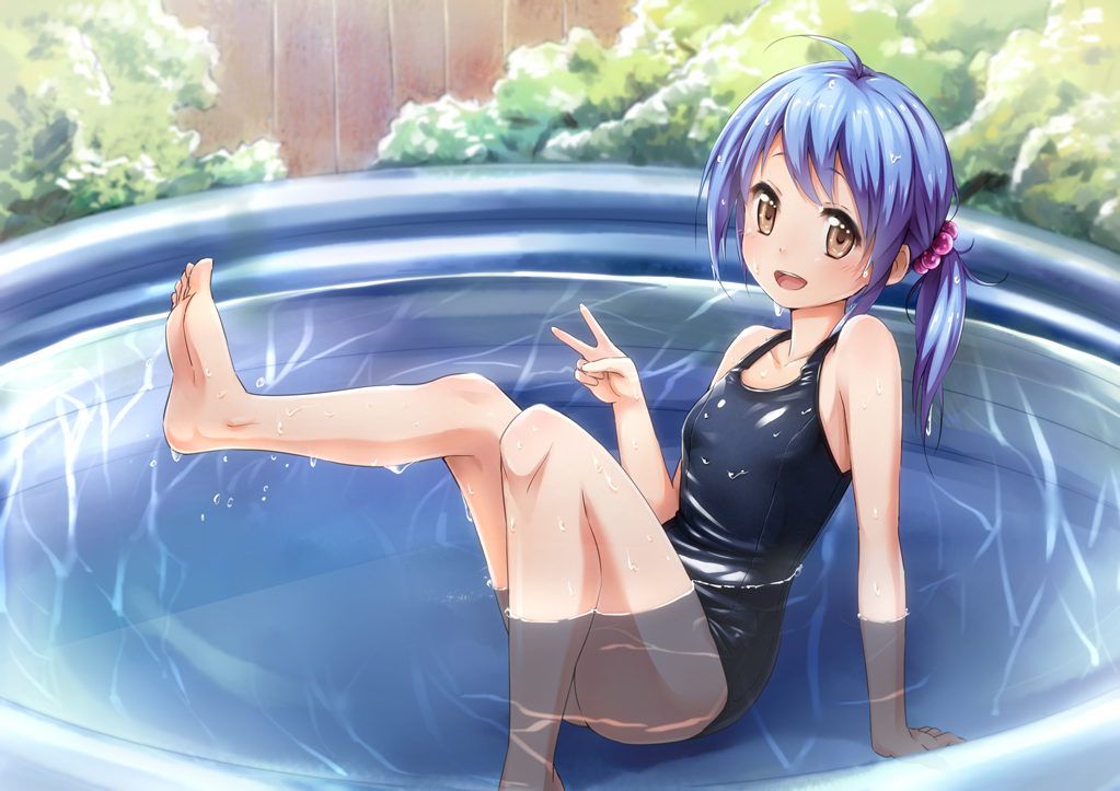 Sukumizu lewd and obscene images of water I got! 7