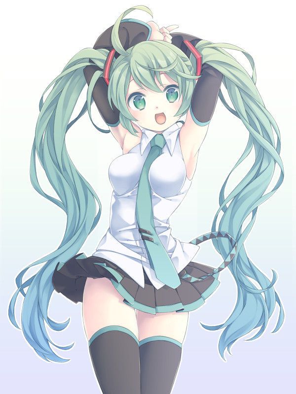 Erotic pictures of vocaloid, trying to be happy! 12