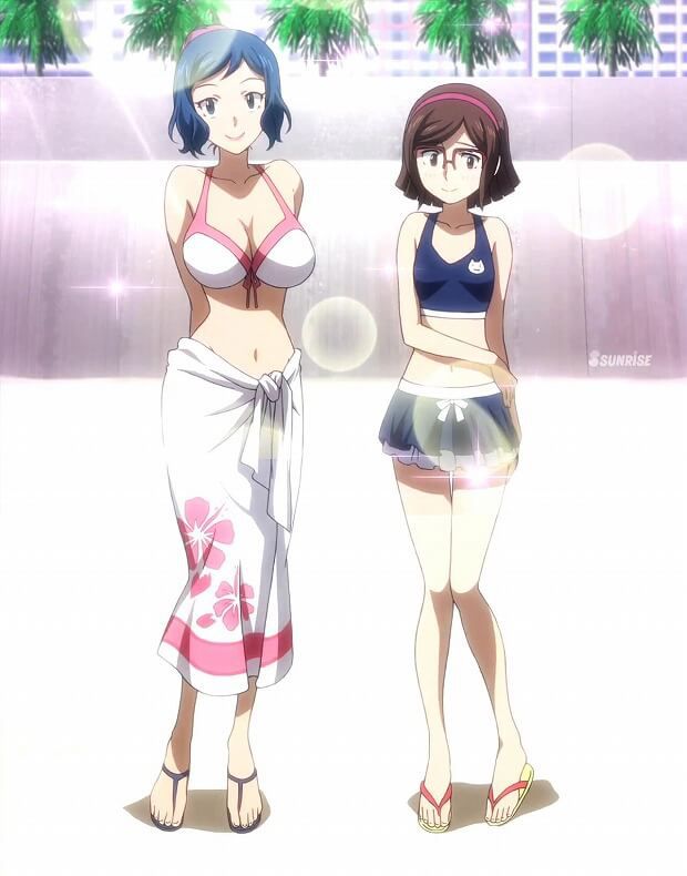 "Gundam build fighters' Iori and リン子 any erotic or swimsuit image 1 article 13