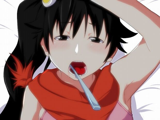 Araragi fakes tale 31 and Karen from shikoreru combination toothbrush 17