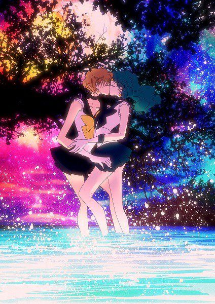 [Rainbow erotic images: Yuri charismatic! Sea King Yuri illustrations www 40 much Tenou and Michiru | Part1 1