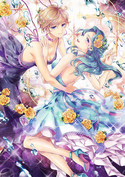 [Rainbow erotic images: Yuri charismatic! Sea King Yuri illustrations www 40 much Tenou and Michiru | Part1 21
