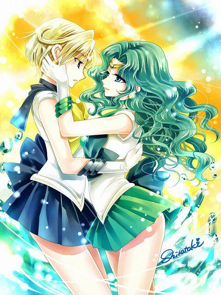 [Rainbow erotic images: Yuri charismatic! Sea King Yuri illustrations www 40 much Tenou and Michiru | Part1 22