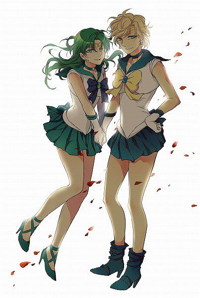 [Rainbow erotic images: Yuri charismatic! Sea King Yuri illustrations www 40 much Tenou and Michiru | Part1 28