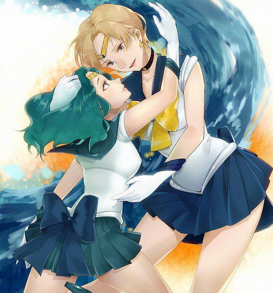 [Rainbow erotic images: Yuri charismatic! Sea King Yuri illustrations www 40 much Tenou and Michiru | Part1 5
