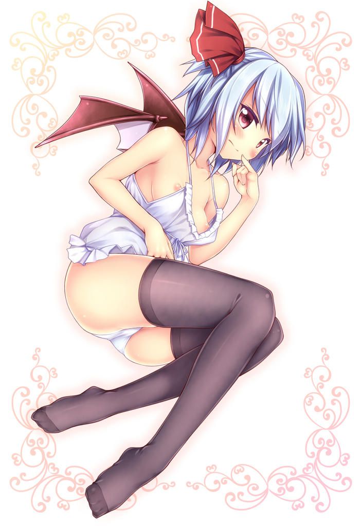 Nude remilia Scarlet Lady's treasured collection. Modest small breasts immediately. breasts and getting breasts accomplished w touhou Project second erotic images 33