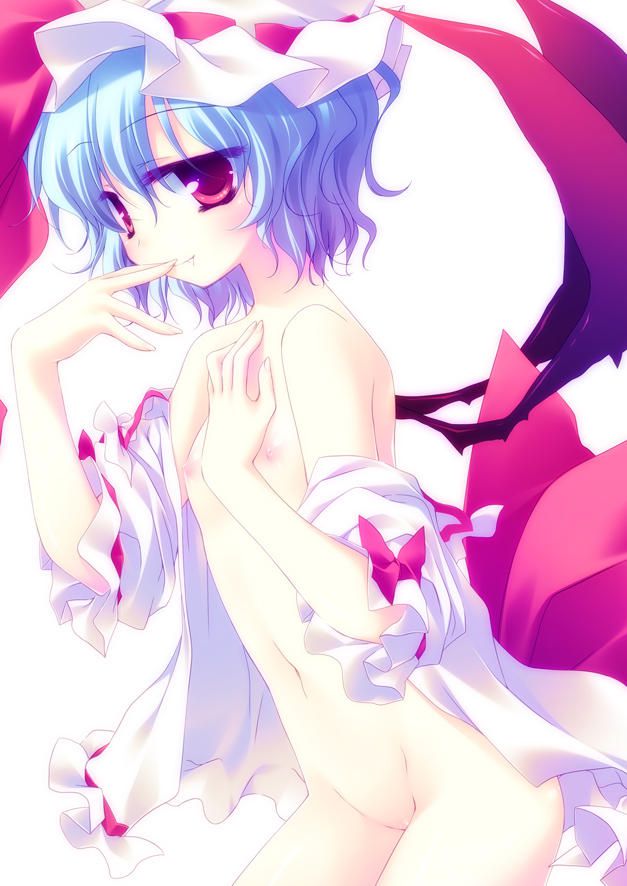 Nude remilia Scarlet Lady's treasured collection. Modest small breasts immediately. breasts and getting breasts accomplished w touhou Project second erotic images 5