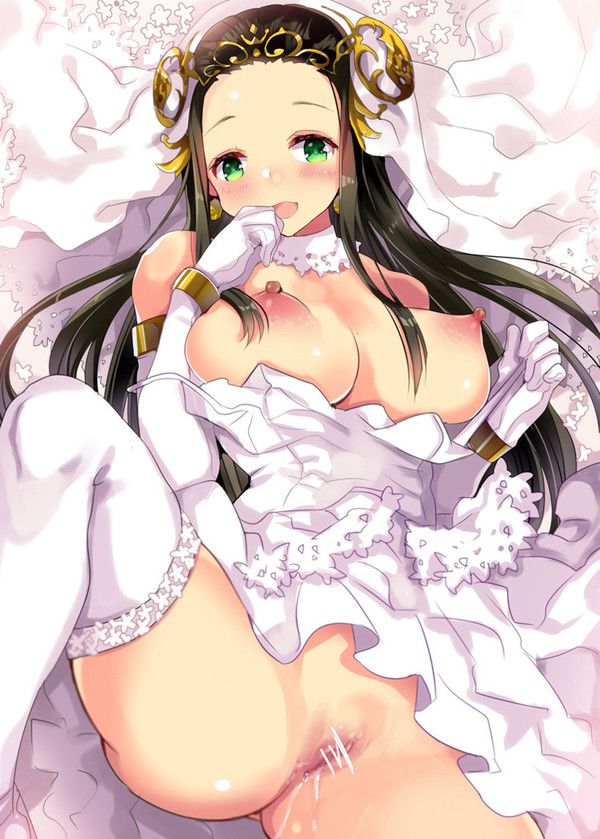 [Second Erotica: girls want to etch in the wedding dress up 48