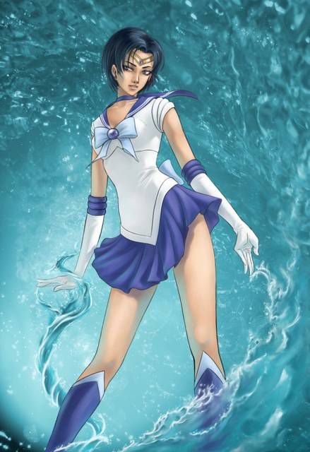Neat sailor mercury was aggressively non-nasty, filthy strip that Ami Mizuno (secondary erotic images) 45
