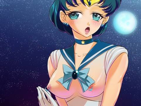 Neat sailor mercury was aggressively non-nasty, filthy strip that Ami Mizuno (secondary erotic images) 5