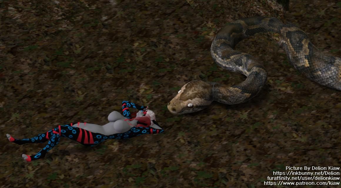 [Delion Kiaw] Lucid and The Snake (3D, Vore) 1