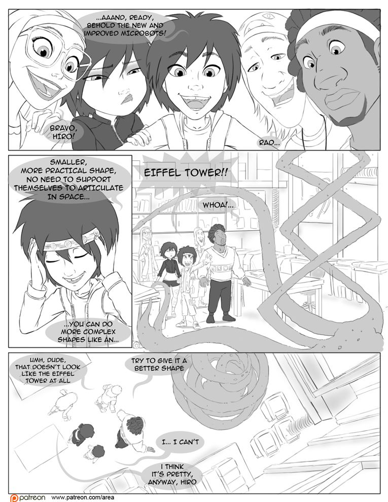 [Area] Big Hero 6 commission comic (Ongoing) 1
