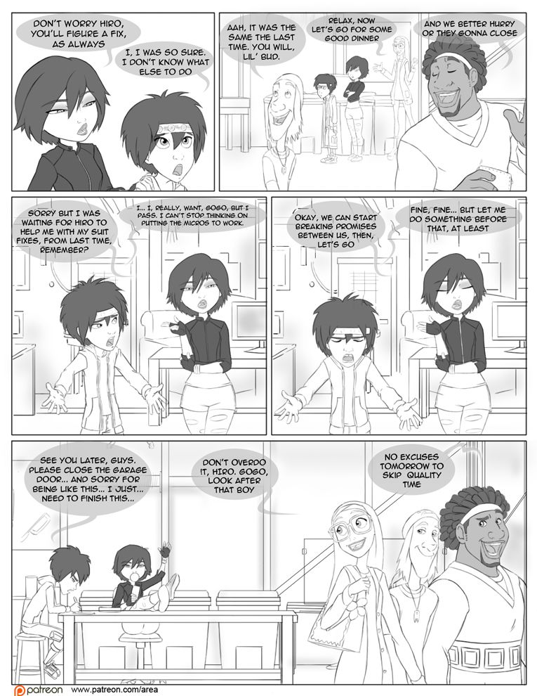 [Area] Big Hero 6 commission comic (Ongoing) 2