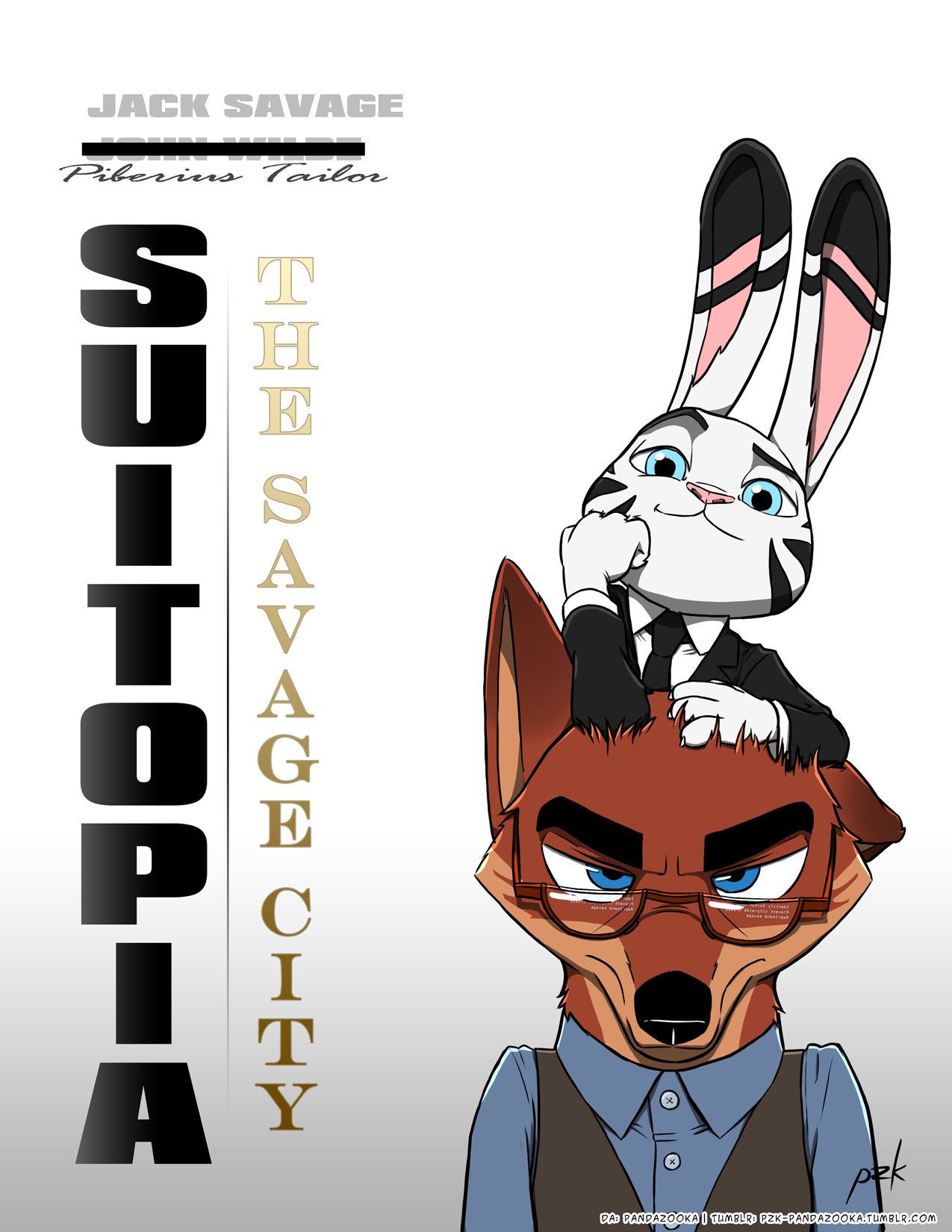 Suitopia - Jack Savage Fan Comic (Zootopia) [in progress] 1