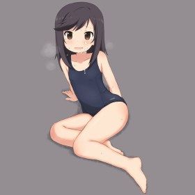 Cute swimsuit two-dimensional images. 1