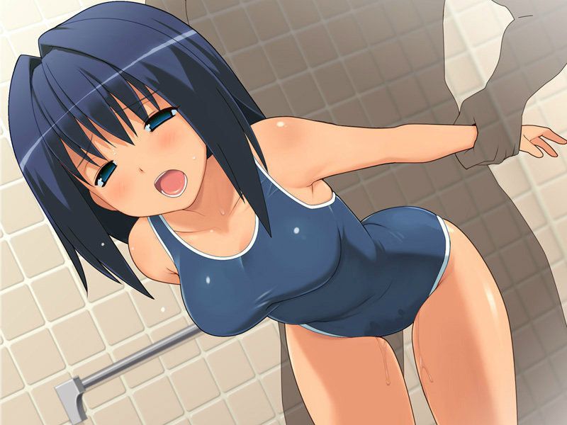 Cute swimsuit two-dimensional images. 12