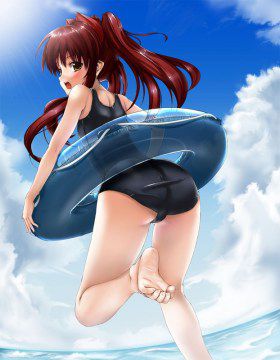 Cute swimsuit two-dimensional images. 15