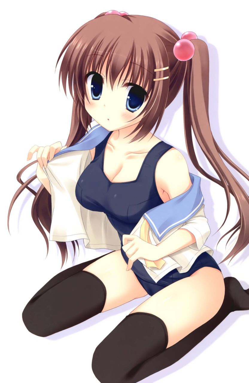 Cute swimsuit two-dimensional images. 18