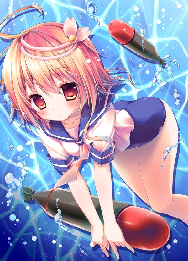 Cute swimsuit two-dimensional images. 19