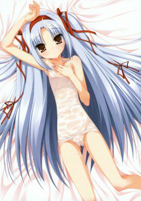 Cute swimsuit two-dimensional images. 3