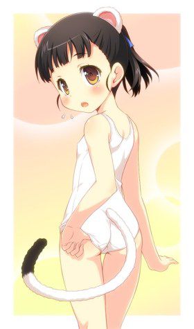 Cute swimsuit two-dimensional images. 5