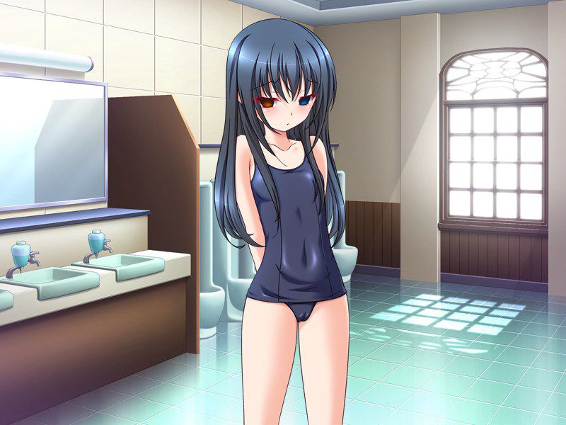 Cute swimsuit two-dimensional images. 6