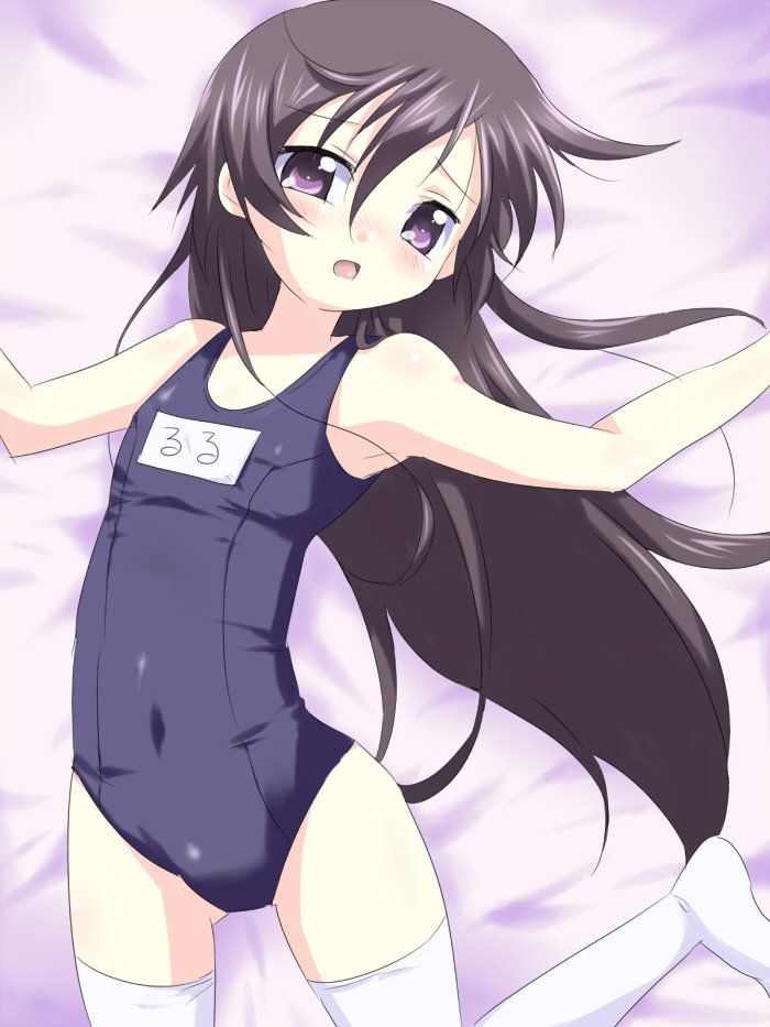 Cute swimsuit two-dimensional images. 9