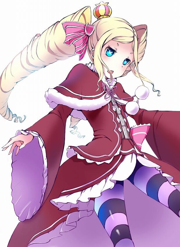 "Re: zero 31 ' loli girl Beatrice MoE picture with blonde drilled 29