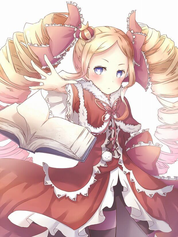 "Re: zero 31 ' loli girl Beatrice MoE picture with blonde drilled 4