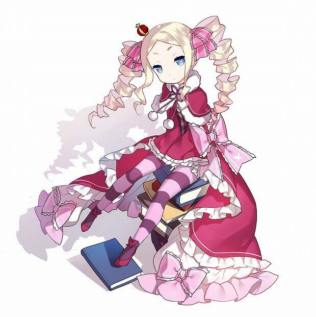 "Re: zero 31 ' loli girl Beatrice MoE picture with blonde drilled 6