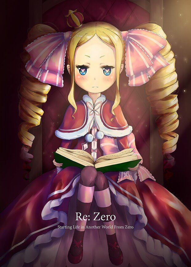 "Re: zero 31 ' loli girl Beatrice MoE picture with blonde drilled 9