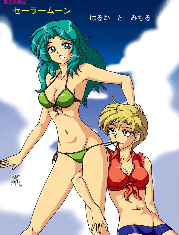 [56 cards: Sailor Moon kaiou Michiru's erotic pictures! 38