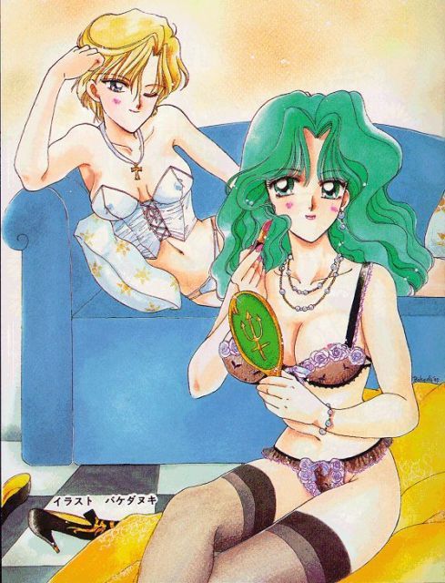 [56 cards: Sailor Moon kaiou Michiru's erotic pictures! 46
