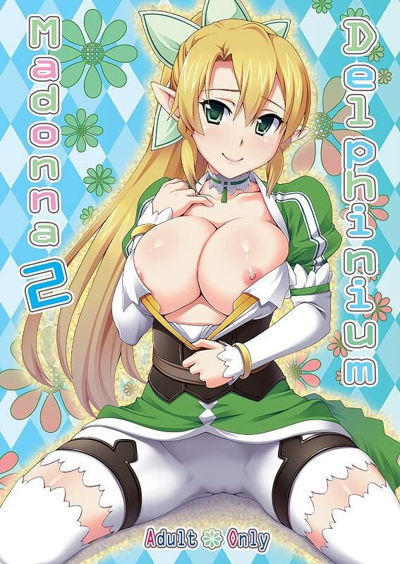 "SAO" blonde ponite busty breasts leafa paizuri paranoia support pie facial Bukkake-only image ww 21