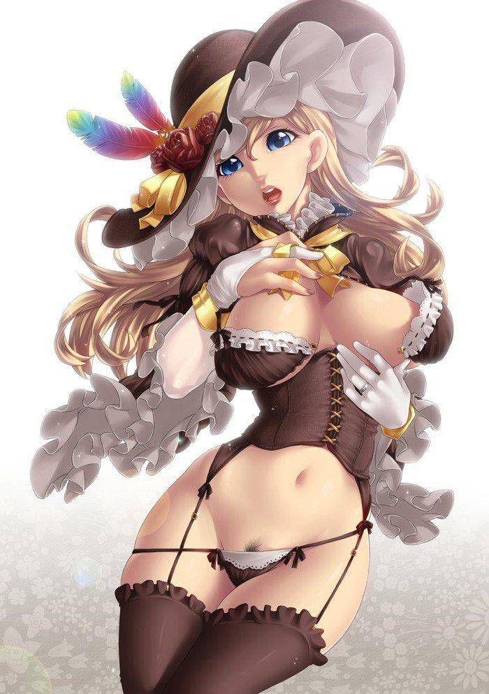 【Secondary Erotic】 Erotic images of girls wearing naughty garter belts and full of color 6